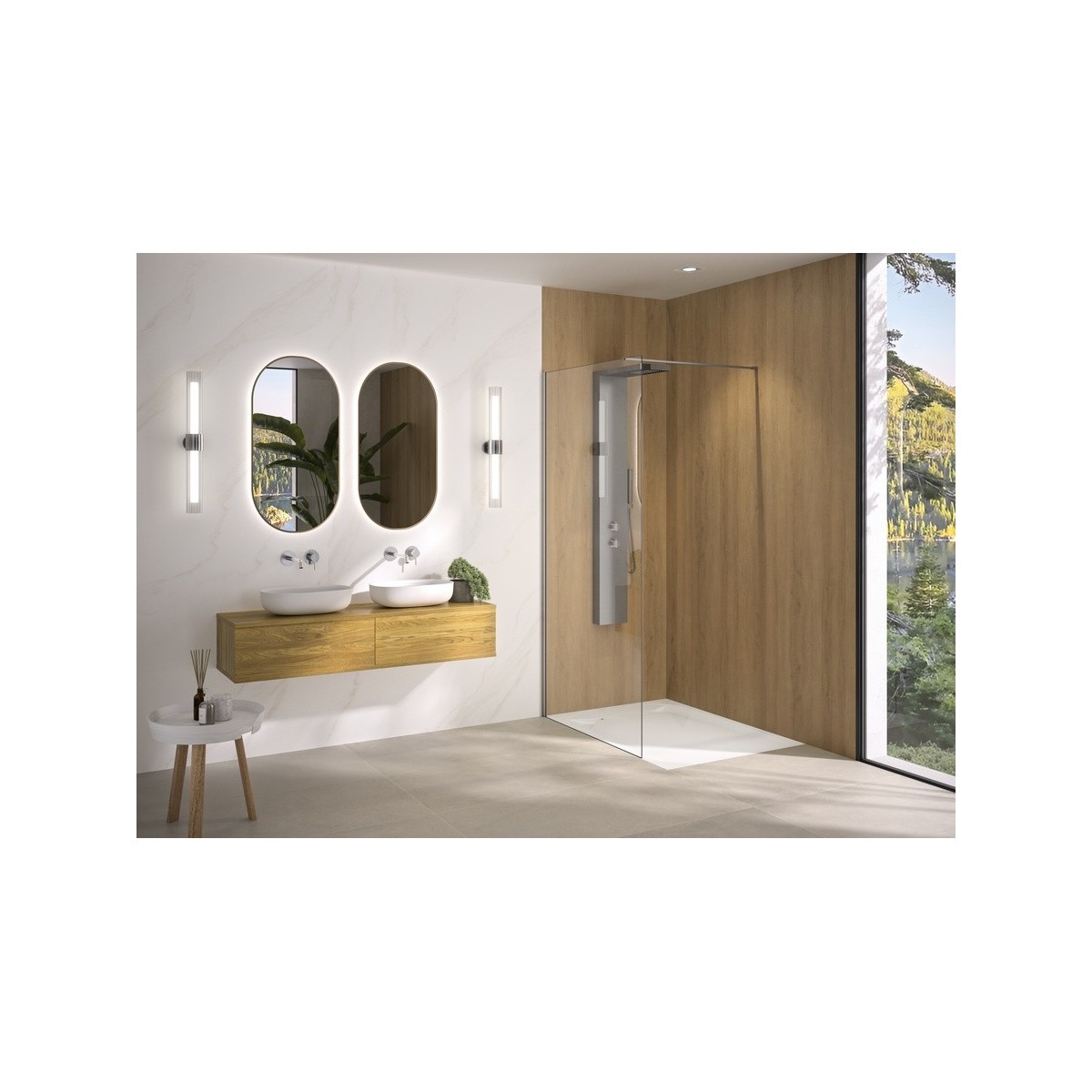Panneau mural Kinewall Design 3 mm 100x202 Chêne antique - KINEDO PM577 