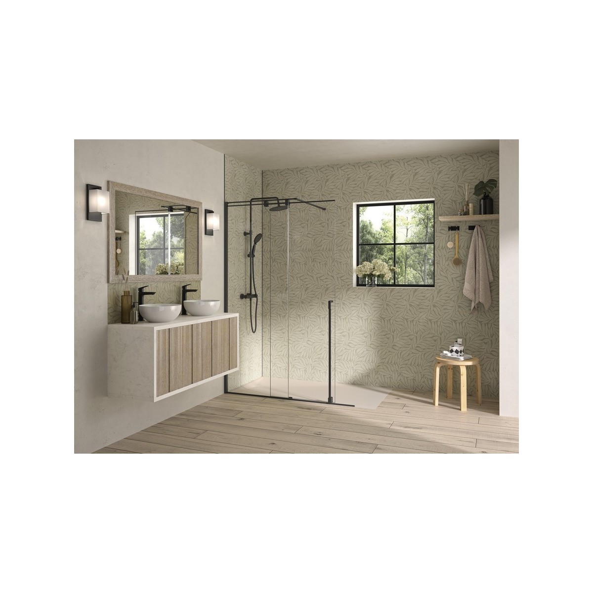 Panneau mural Kinewall Design 3 mm 125x250 Sporalis vert - KINEDO PM895 