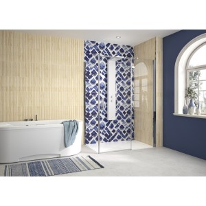 Panneau mural Kinewall Design 3 mm 150x202 faïence boho indigo - KINEDO PM966 