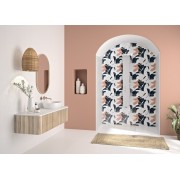Panneau mural Kinewall Design 3 mm 150x202 faïence guava - KINEDO PM968 
