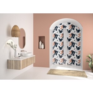 Panneau mural Kinewall Design 3 mm 150x202 faïence guava - KINEDO PM968 