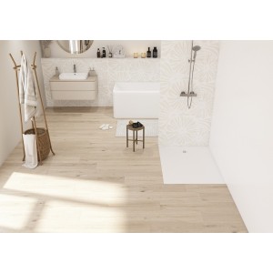 Receveur Kinesurf Nova en Biocryl et Biotec 120X90 blanc mat PN12 - KINEDO RD1238BM 