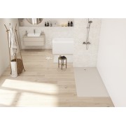 Receveur Kinesurf Nova en Biocryl et Biotec 160X100 Lin mat PN12 - KINEDO RD1247LM 