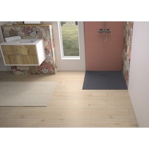 Receveur Kinemoon Evo 90x90 gris anthracite - KINEDO RD1621A 