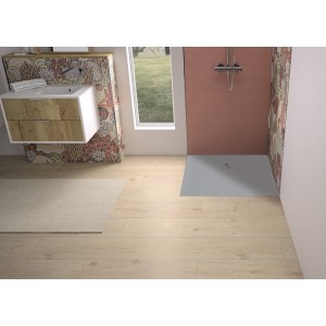Receveur Kinemoon Evo 90x90 gris pierre - KINEDO RD1621P 