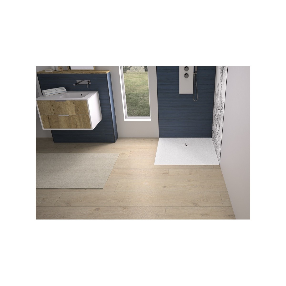 Receveur Kinemoon Evo 90x90 blanc - KINEDO RD1621 