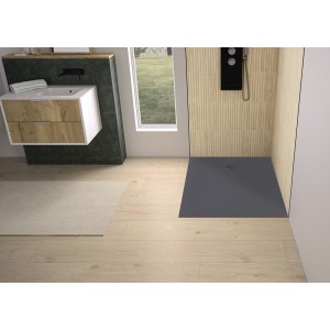 Receveur Kinemoon Evo 100x70 gris anthracite - KINEDO RD1622A 