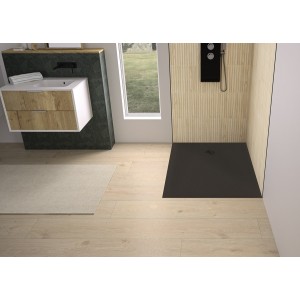 Receveur Kinemoon Evo 140x70 noir - KINEDO RD1628N 