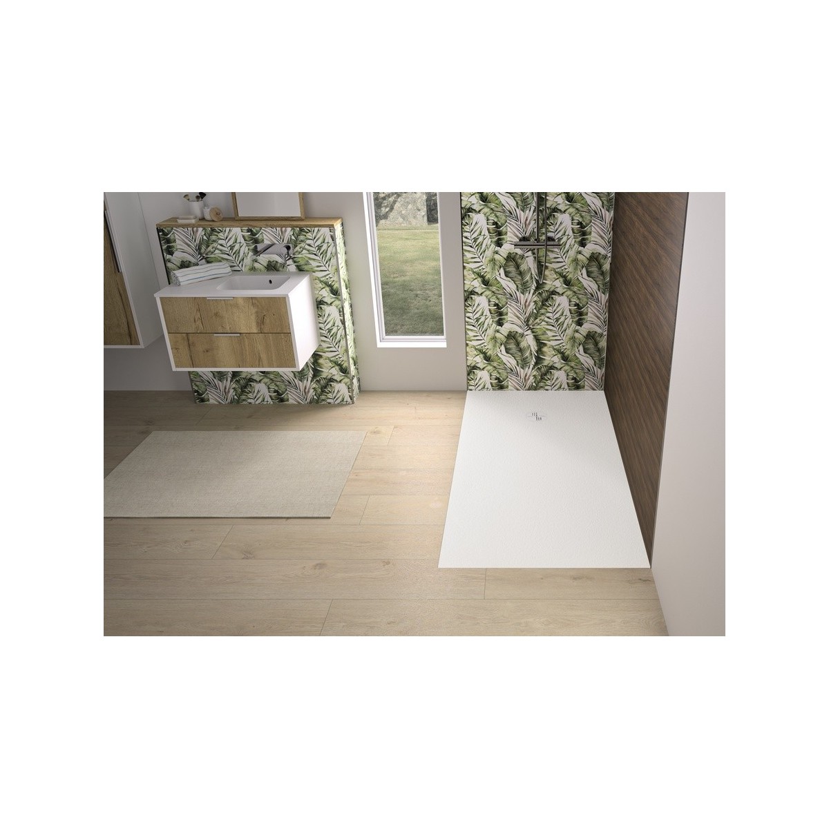 Receveur Kinemoon Evo 160x80 blanc - KINEDO RD1631 