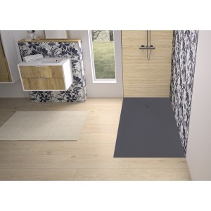 Receveur Kinemoon Evo 160x90 gris anthracite - KINEDO RD1632A 