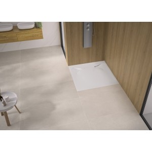 Receveur découpable Kinediva en Biolex extra plat 3,5cm PN18 blanc 100X100 - KINEDO RD181 