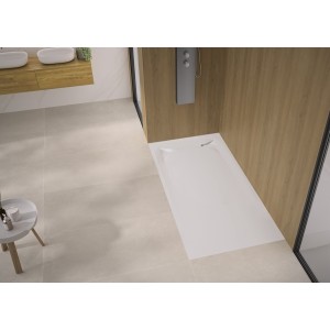 Receveur découpable Kinediva en Biolex extra plat 3,5cm PN18 blanc 180X80 - KINEDO RD193 