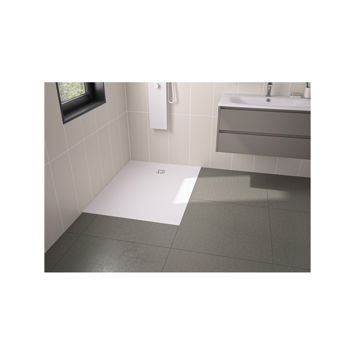 Receveur Kineone 120x80 blanc - KINEDO RD985 