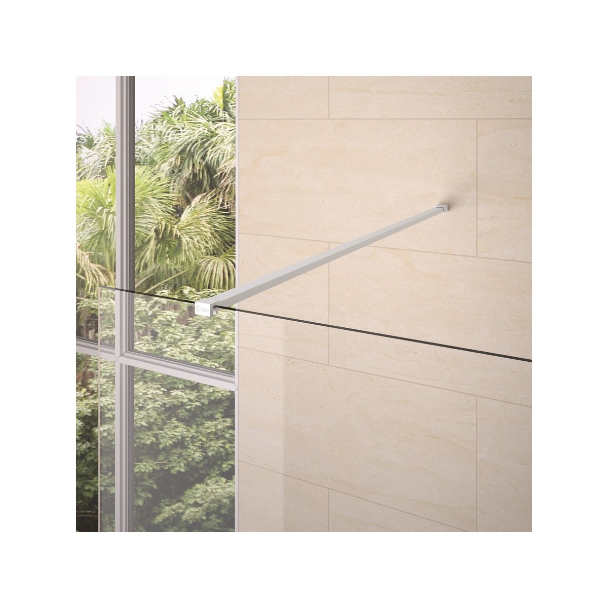 Barre de renfort pour paroi Solo 6+ blanc grainé - KINEDO RENFORT41 