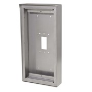 Cadre saillie inox avec visière pour ensemble IXGDM710K + PIXGDM710KV - AIPHONE CSIXG10KV 