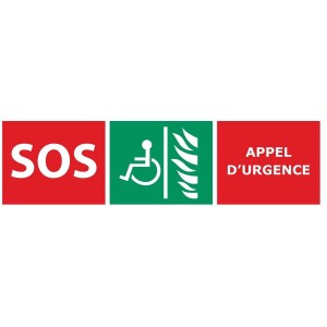 Jeu de 3 cartes de signalisation EAS pour GTAD - AIPHONE EASGT 