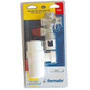 Groupe de sécurité vertical 3/4" NF avec siphon pour chauffe-eau - THERMADOR BGSS 