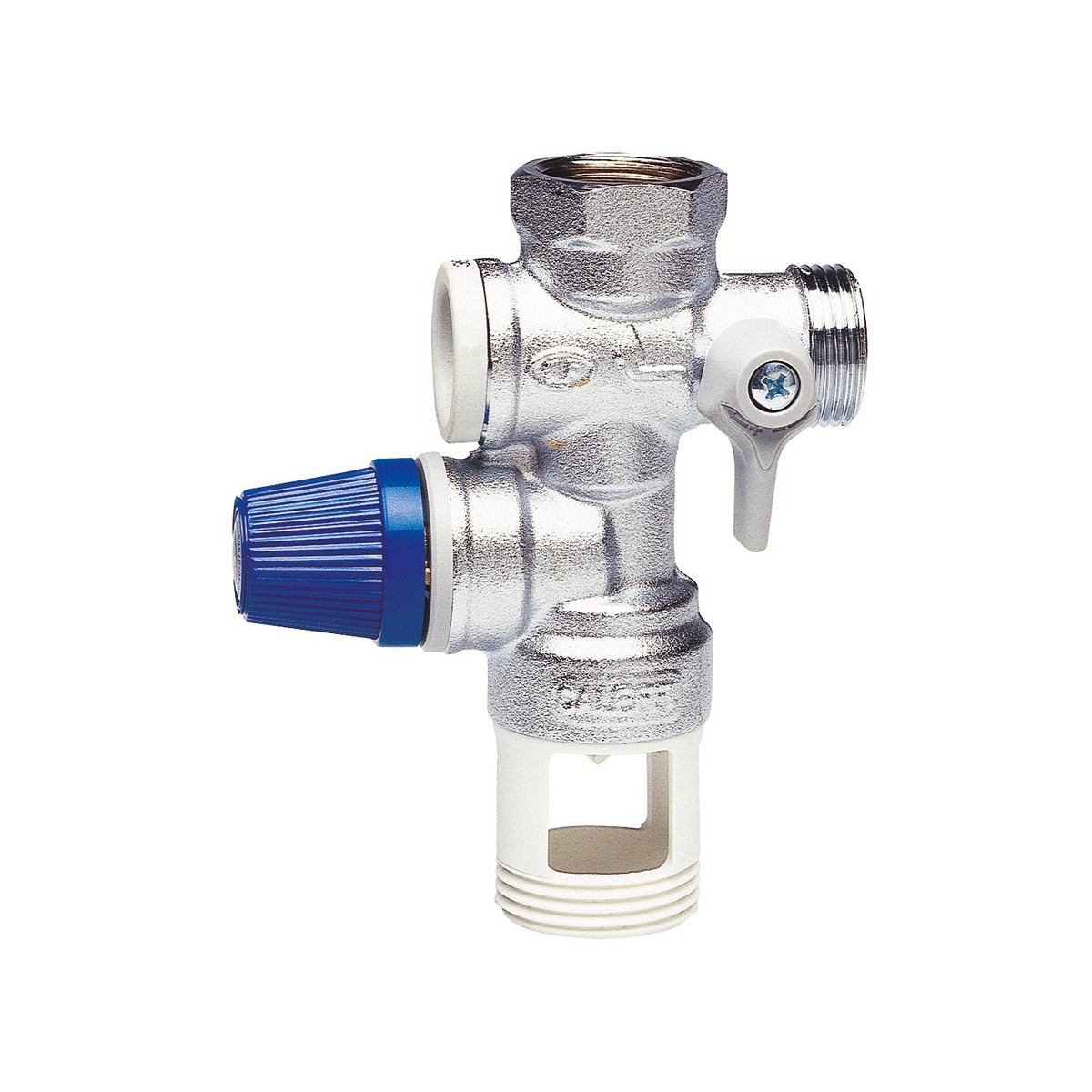 Groupe de sécurité vertical 1/2" NF à siège inox pour chauffe-eau - THERMADOR GSI15 