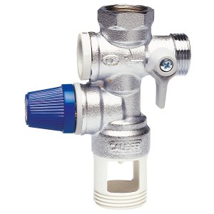 Groupe de sécurité vertical 1/2" NF à siège inox pour chauffe-eau - THERMADOR GSI15 