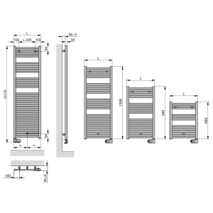 Acova dimensions atoll +