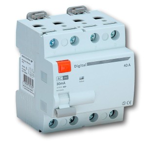 Digital Electric 03438 Interrupteur Différentiel 4x100A/30mA Type AC