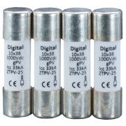 Fusible 10x38 gPV 20A 1000 Vdc - Digital electric 02638 