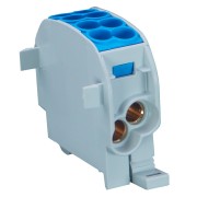 Bloc de Distribution 16mm² 2E/2S Bleu - Digital electric 41581 
