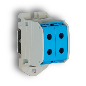 Bloc de distribution 4pts 95mm² Bleu - Digital electric 41736 