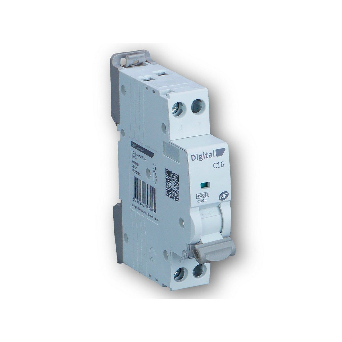 Disjoncteur 4A Ph/N C4,5kA - Digital electric 01004 