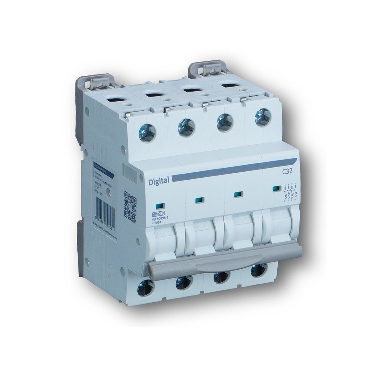 Disjoncteur 4x25 A C6 kA - Digital electric 02052 