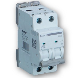 Disjoncteur 2x25 A D6 kA - Digital electric 02072 