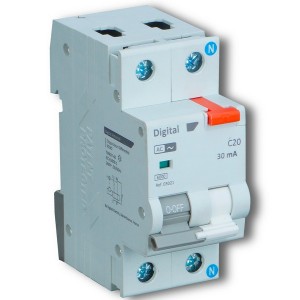 Disjoncteur Différentiel 16A/300mA Type AC 6kA - Digital electric 03317 