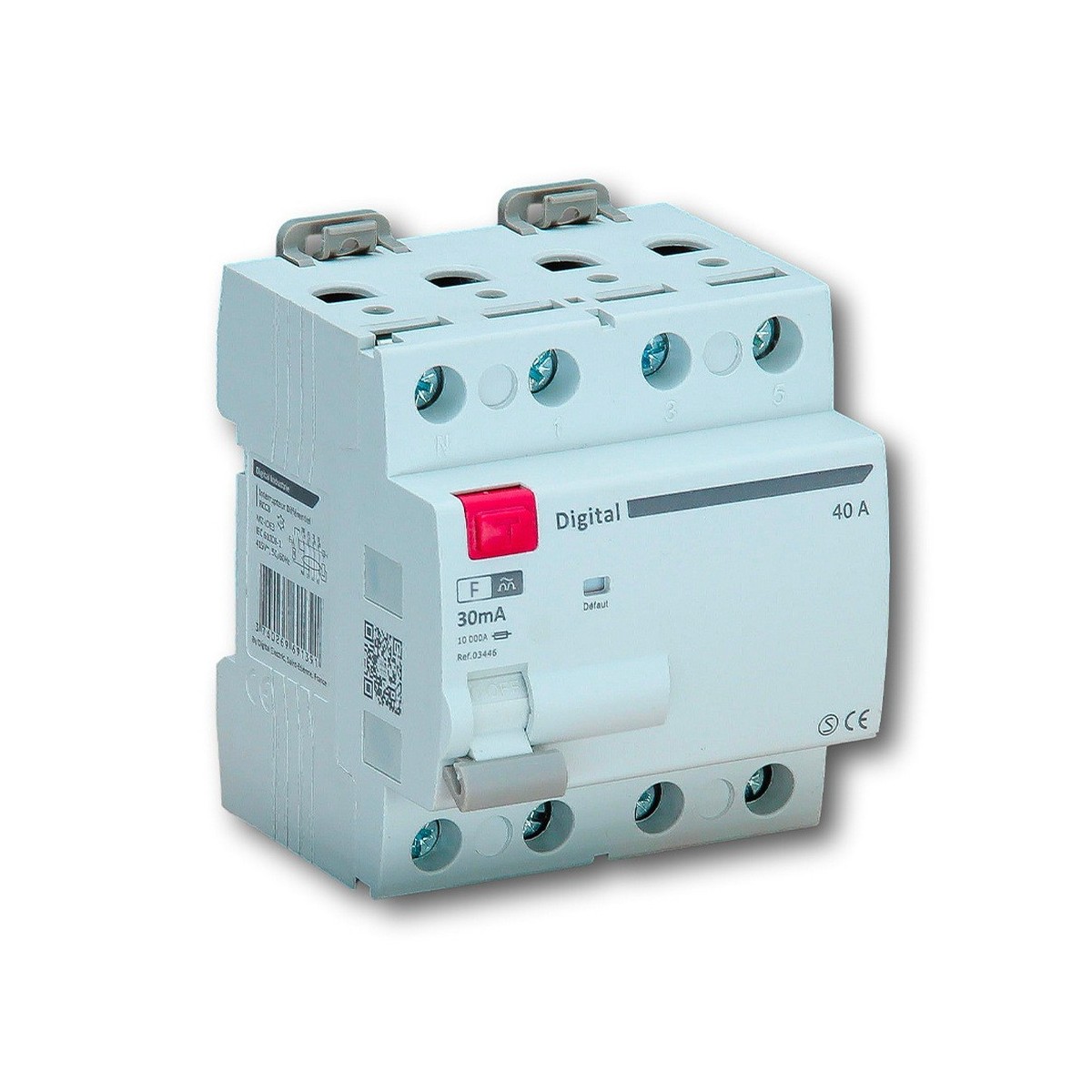 Interrupteur différentiel 4x63A/30mA Type F - Digital electric 03448 