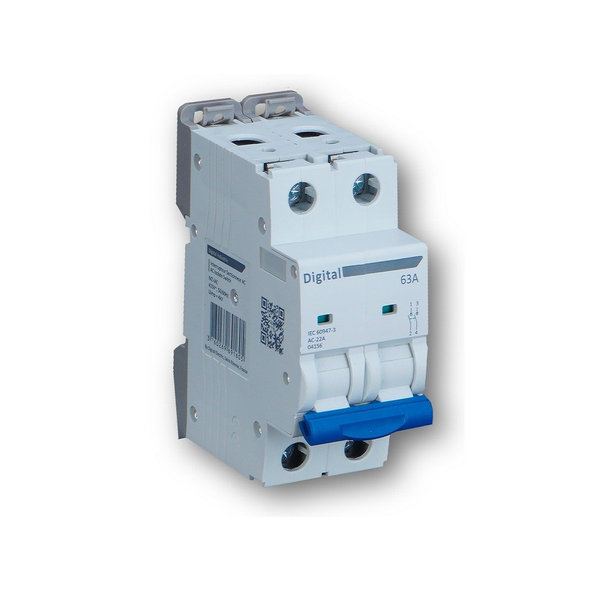 Interrupteur sectionneur 2x100A - Digital electric 04158 