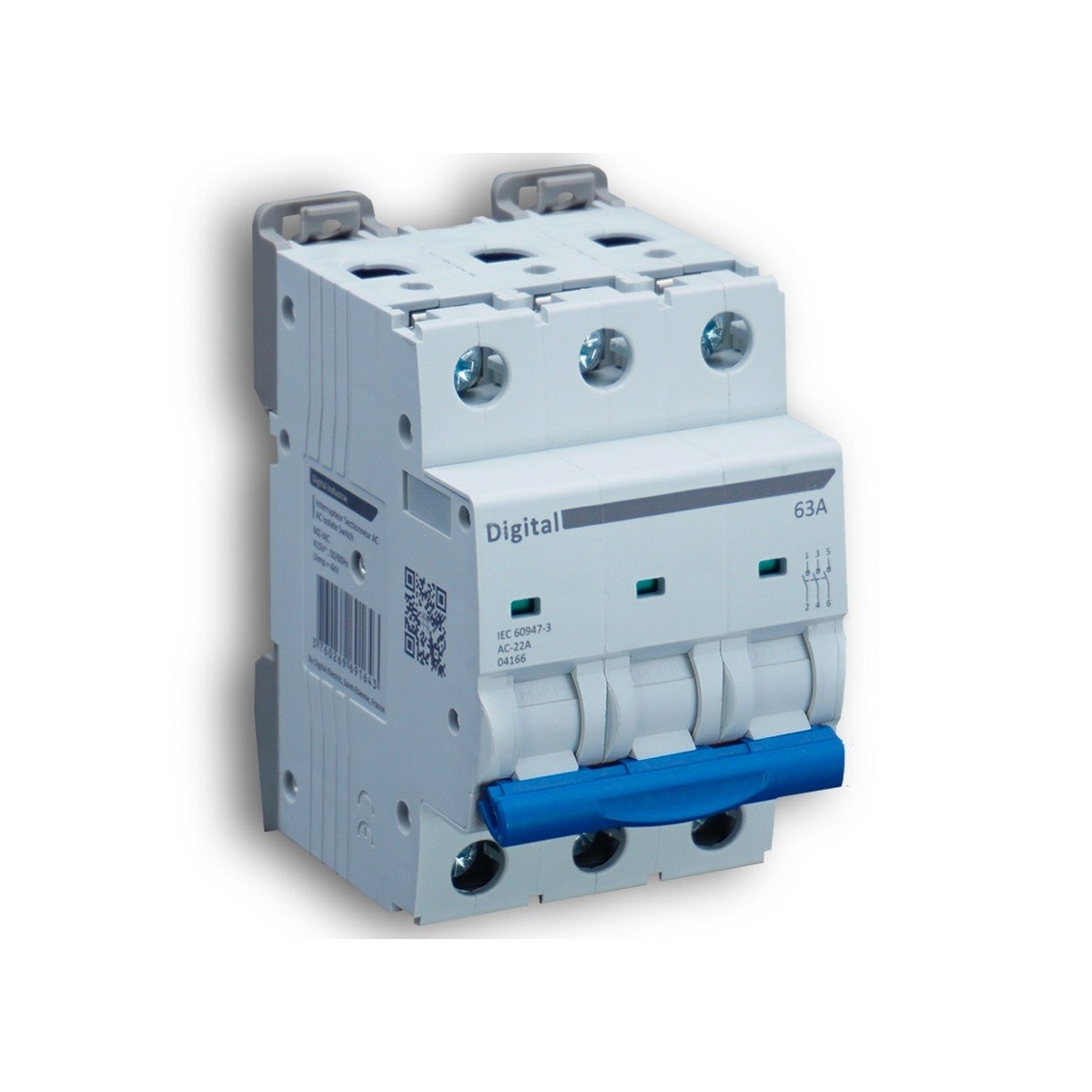 Interrupteur sectionneur 3x63A - Digital electric 04166 