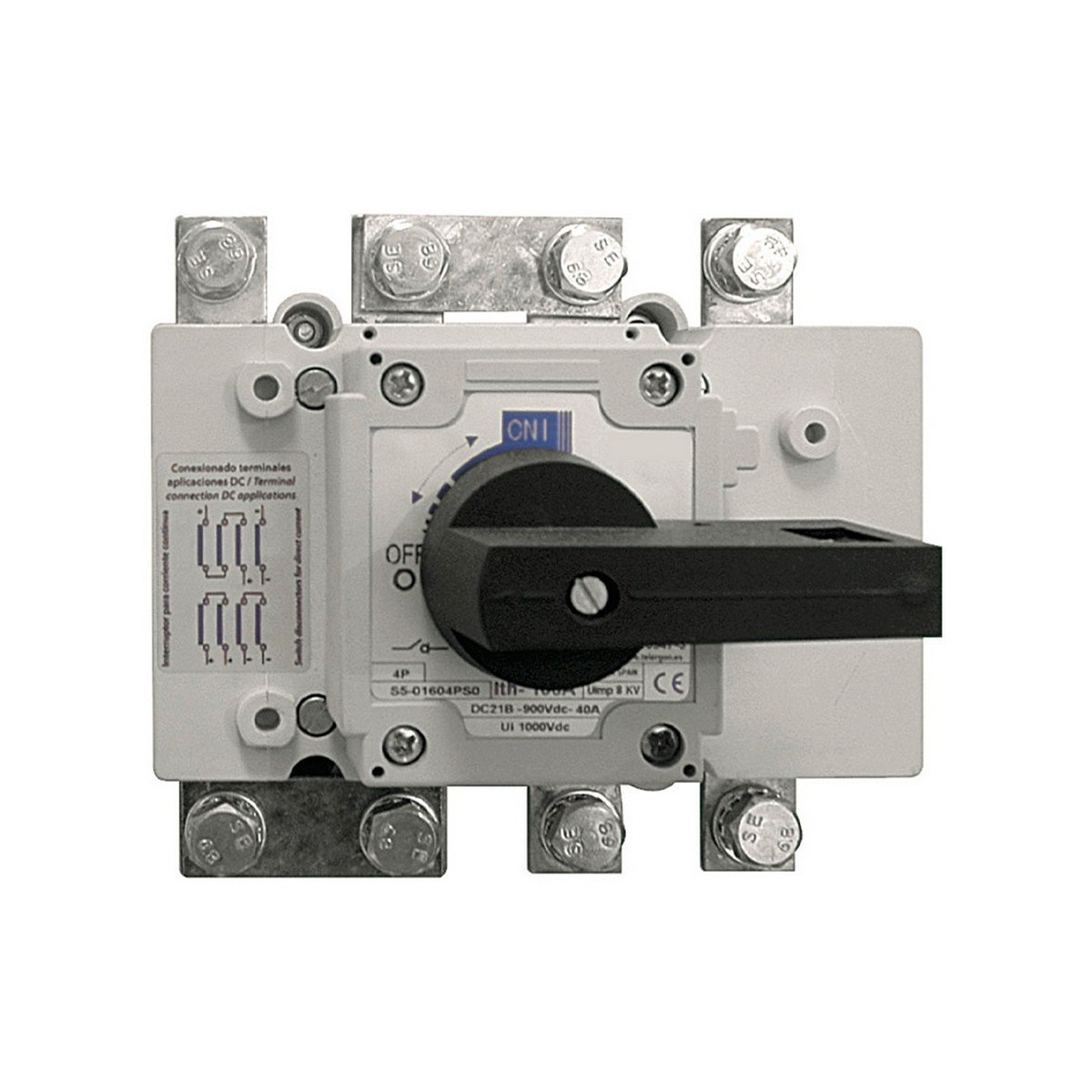 Inter. Sectionneur Rotatif 160A/1000 Vdc T0 - Digital electric 04334 