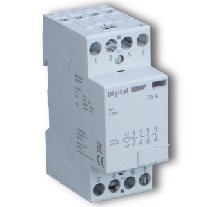 Contacteur 4x25A 400Vac 4NF - Digital electric 04523 