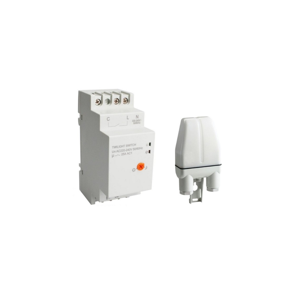 Interrupteur crépusculaire + sonde - Digital electric 04644 