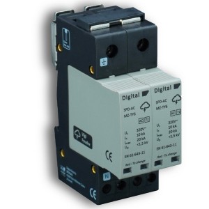 Parafoudre Compact 3Ph+N/Imax 20kA/Type II - Digital electric 08242 