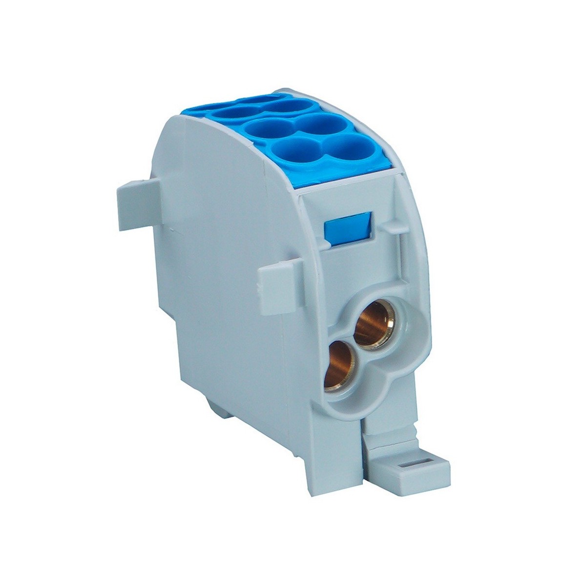 Bloc de Distribution 25mm² 2E/2S Bleu - Digital electric 41586 