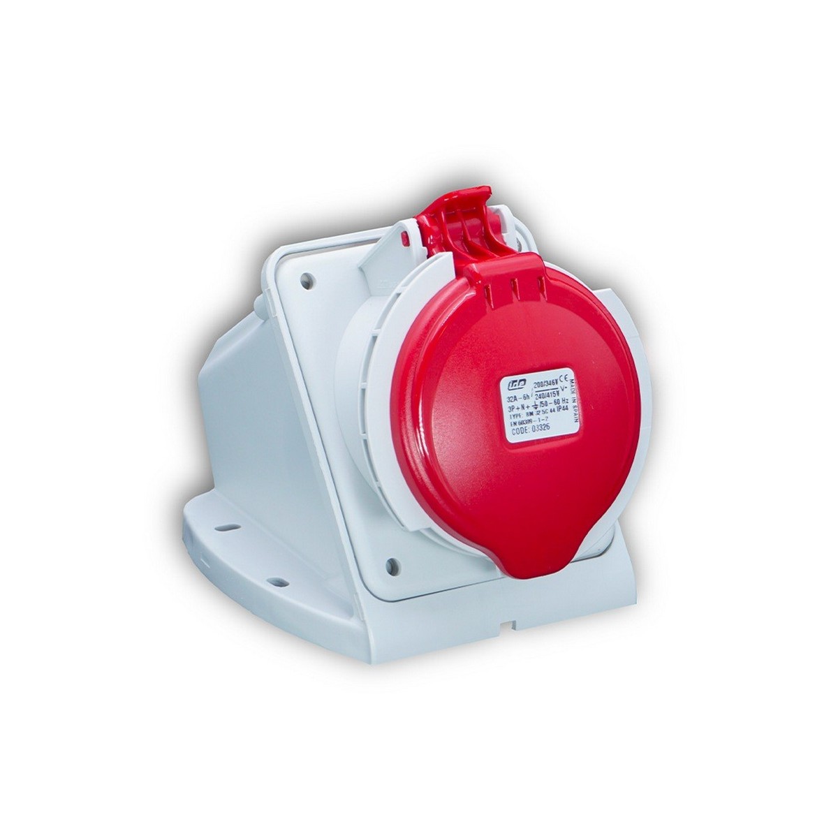 PCSocle  3P+T 16A 380V IP44 - Digital electric 51212 