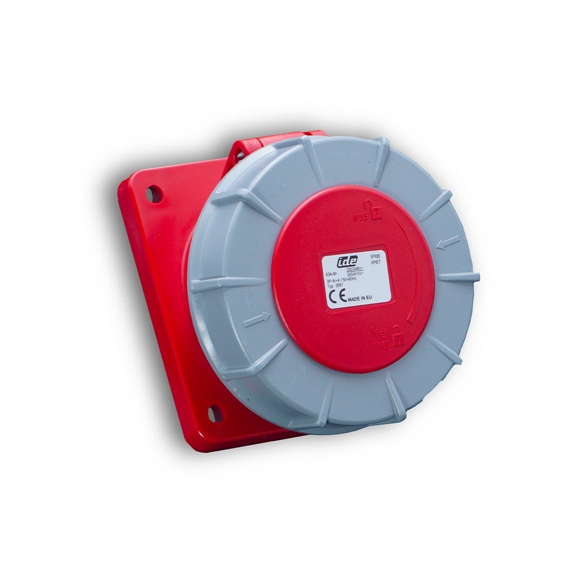 PCE 3P+T 125A 380V IP67 - Digital electric 51618 