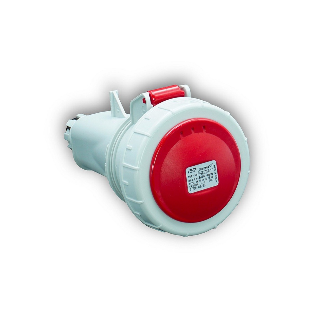 Ffemelle 3P+N+T16A 380V IP67 - Digital electric 51922 