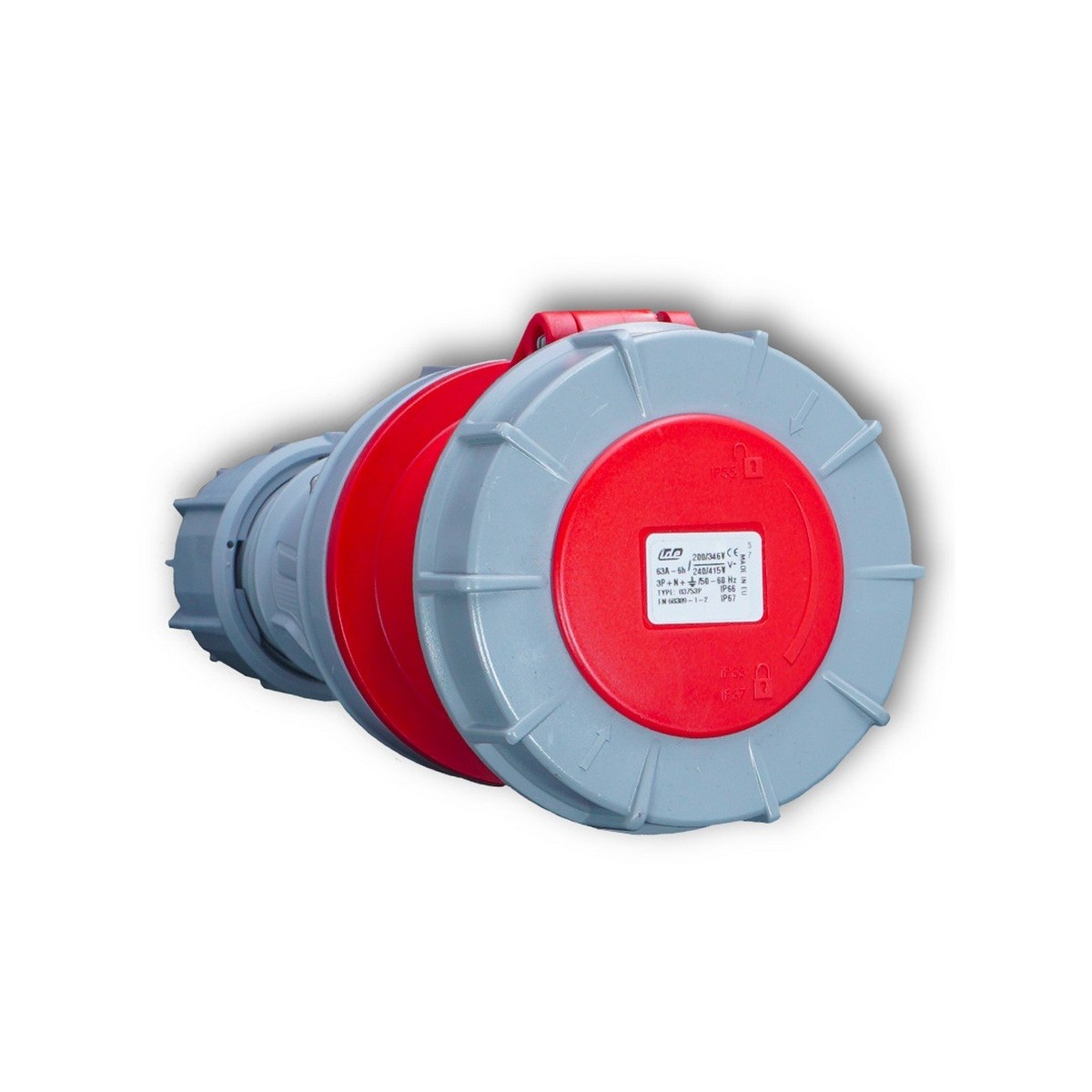 Ffemelle 3P+N+T 63A 380V IP67 - Digital electric 51926 