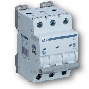 Disjoncteur 3x32A C10 kA - Digital electric 02150 