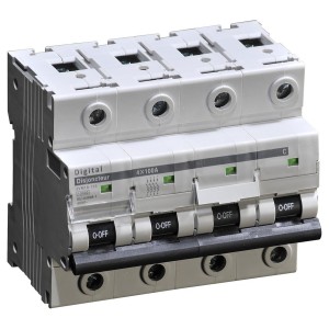 Disjoncteur 4x125A C10 kA - Digital electric 02182 
