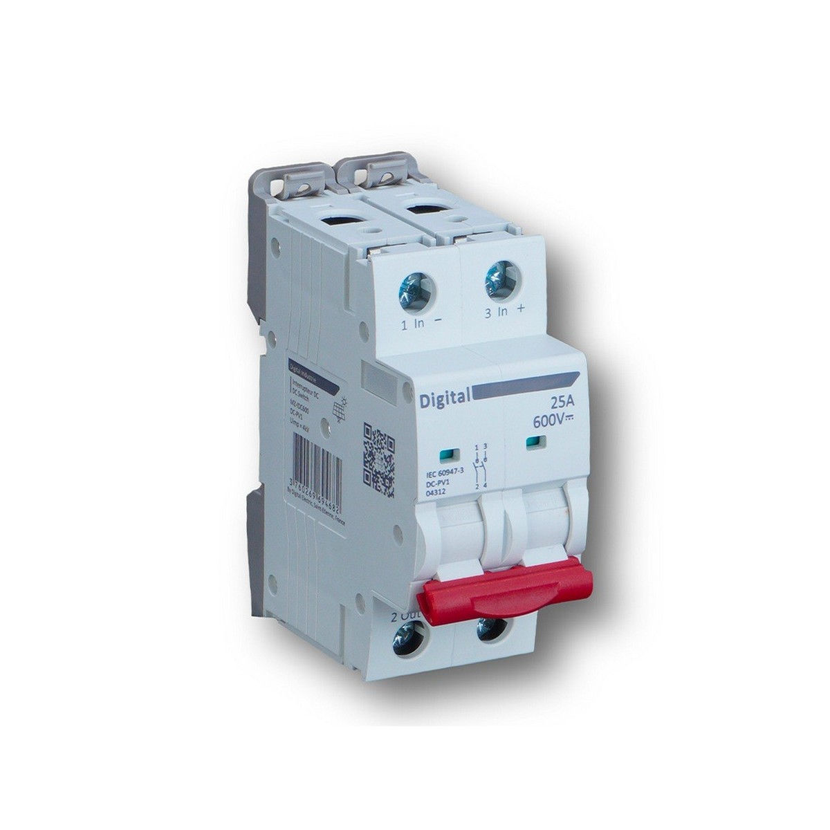 Interrupteur Sectionneur 25A/600 Vdc - Digital electric 04312 