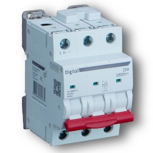 Interrupteur Sectionneur 25A/1000 Vdc - Digital electric 04322 