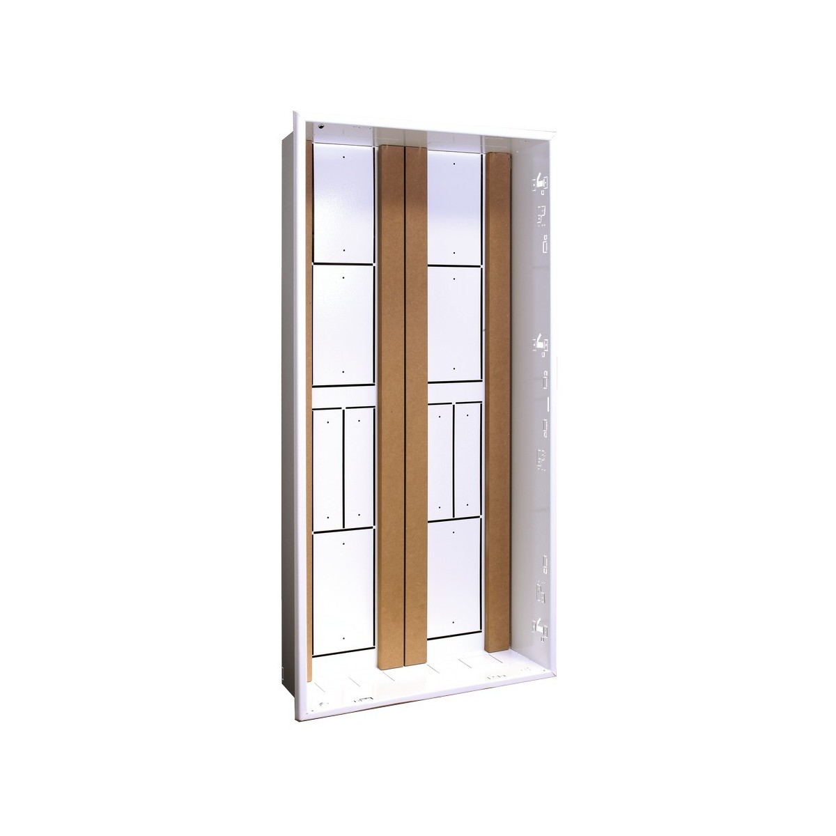 Bac d'encastrement 2T/7R  - Digital electric 07938 