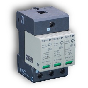 Parafoudre AC 3P/Imax 40kA/Type II - Digital electric 08203 